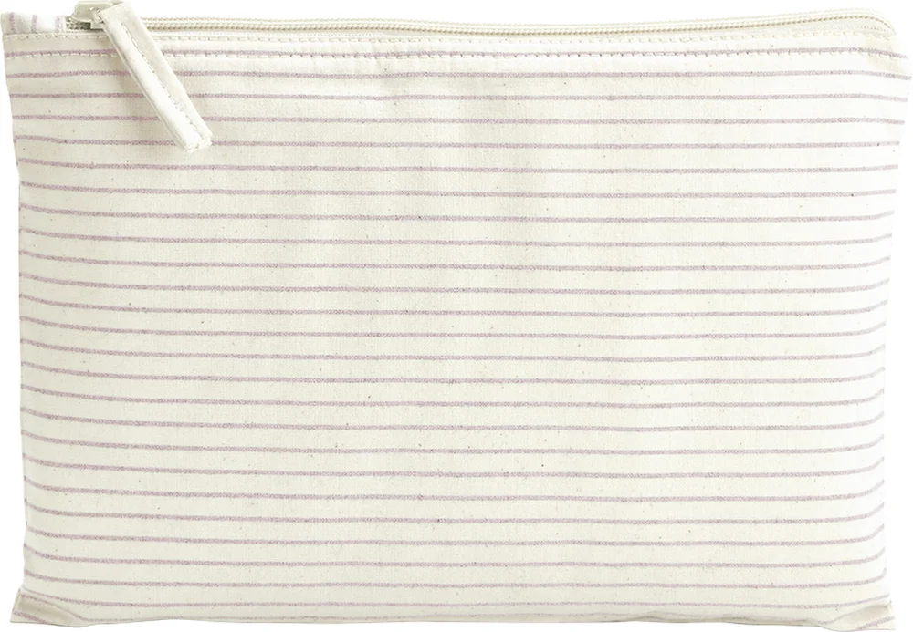Accessory Bag with Stripes