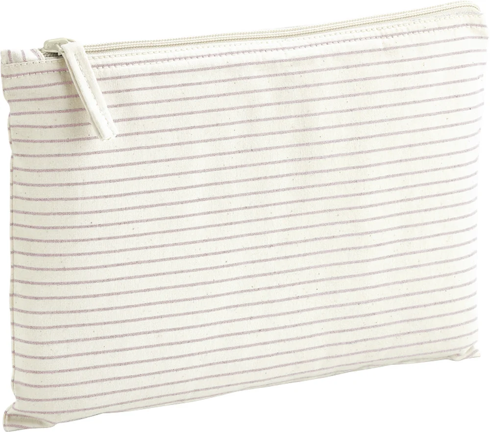 Accessory Bag with Stripes