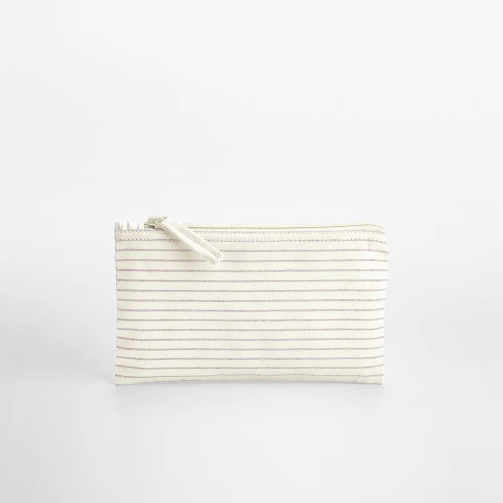 Accessory Bag with Stripes