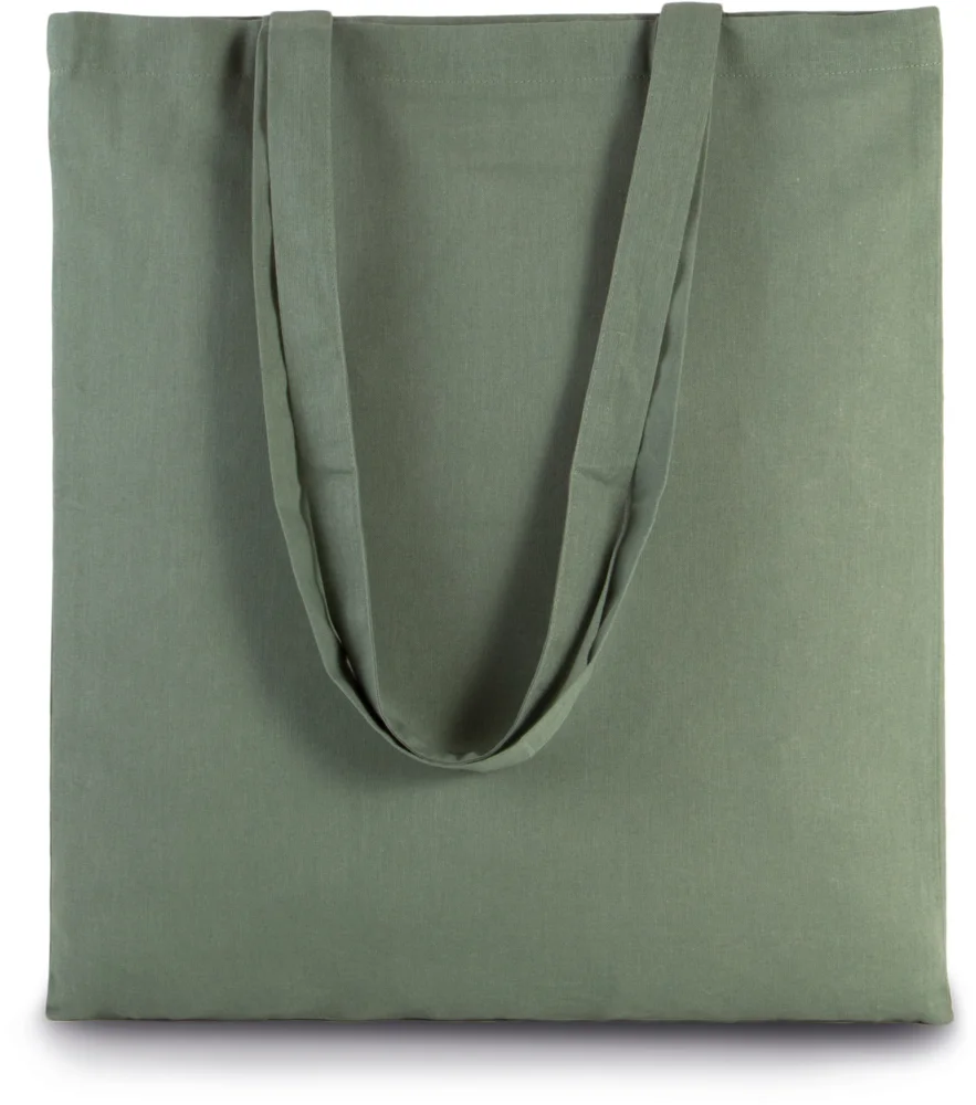 Baumwolltasche mit langem Henkel