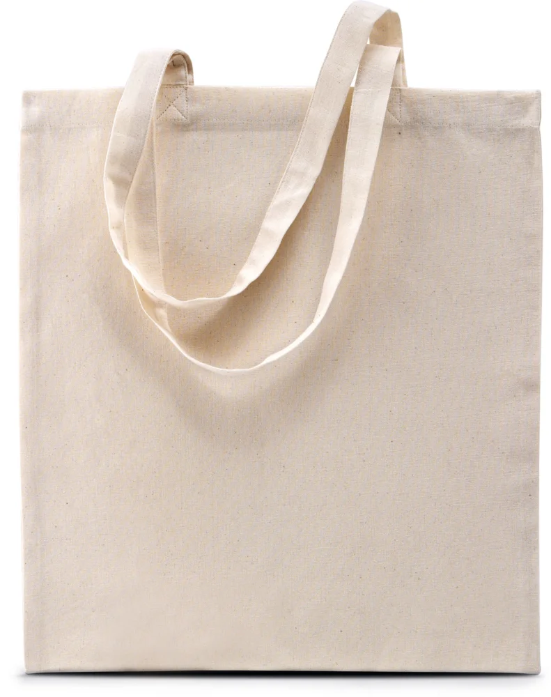 Baumwolltasche mit langem Henkel