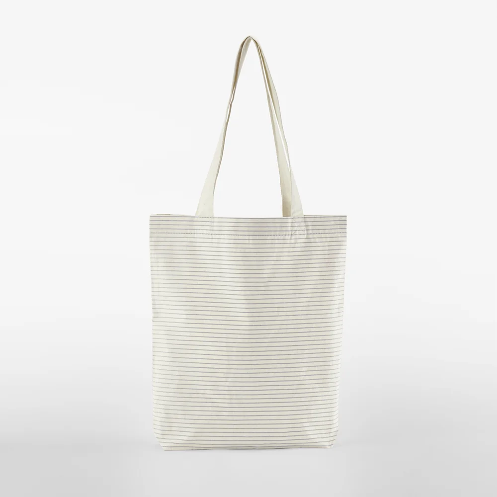 Bio-Baumwoll Shopper mit Streifen