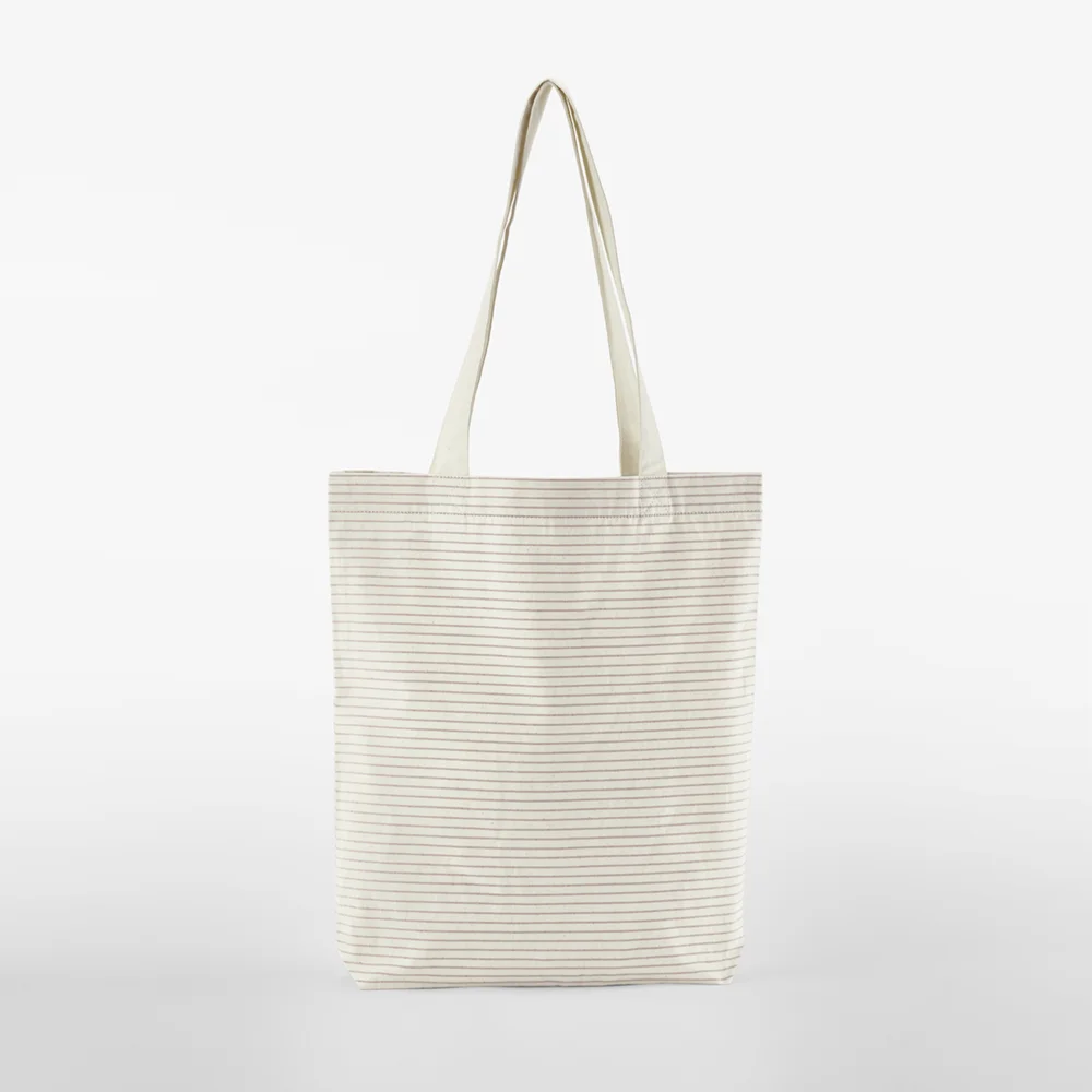 Bio-Baumwoll Shopper mit Streifen