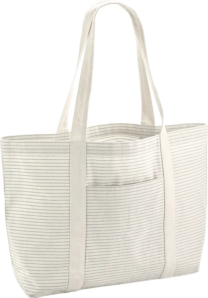 Bio-Baumwoll Shopper mit Streifen