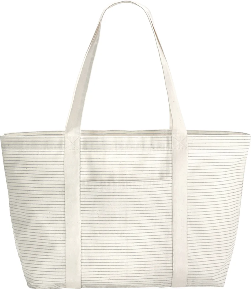 Bio-Baumwoll Shopper mit Streifen