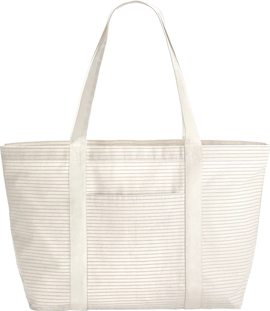 Bio-Baumwoll Shopper mit Streifen