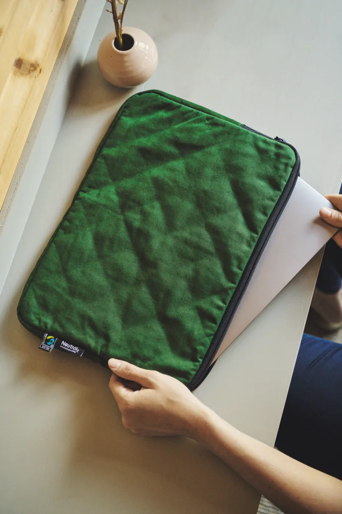 Bio Fairtrade Laptop Tasche