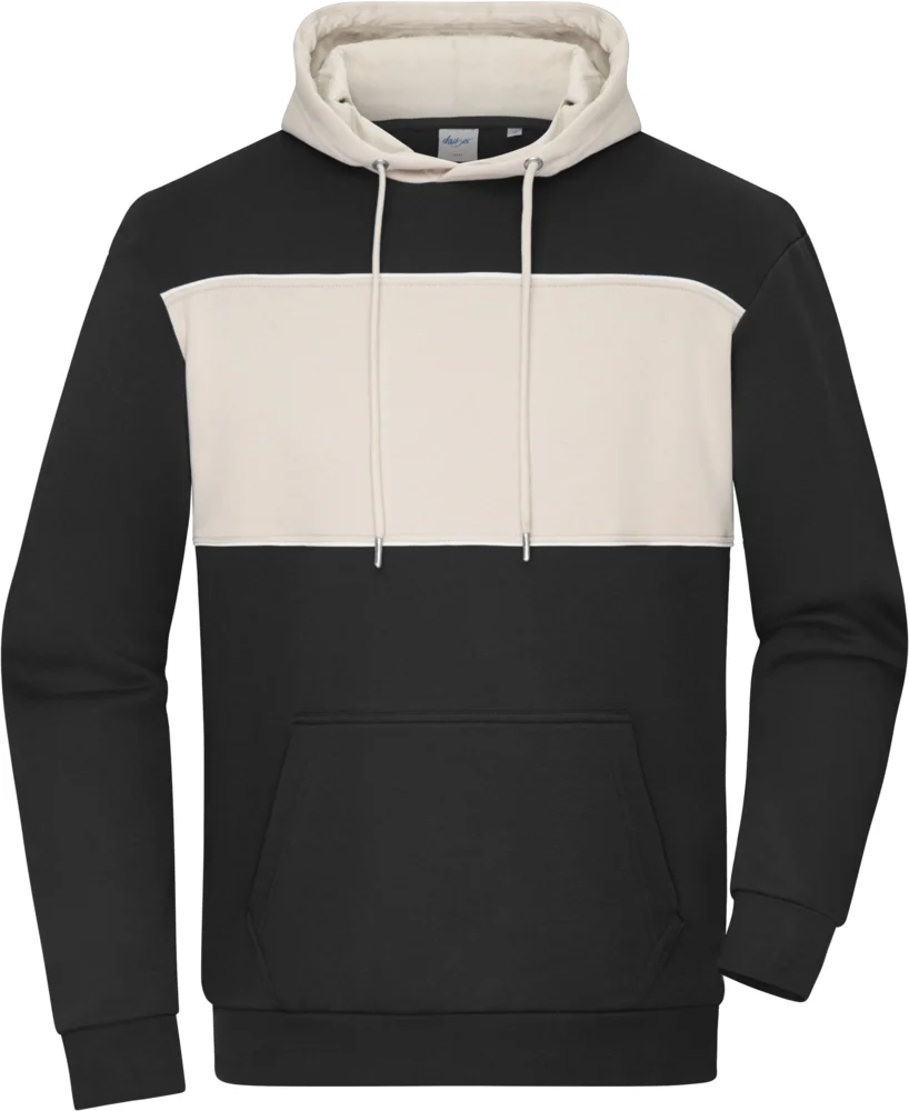 Bio Kapuzen Sweater "Colour-Block"