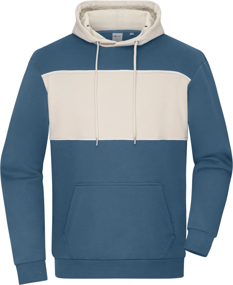 Bio Kapuzen Sweater "Colour-Block"