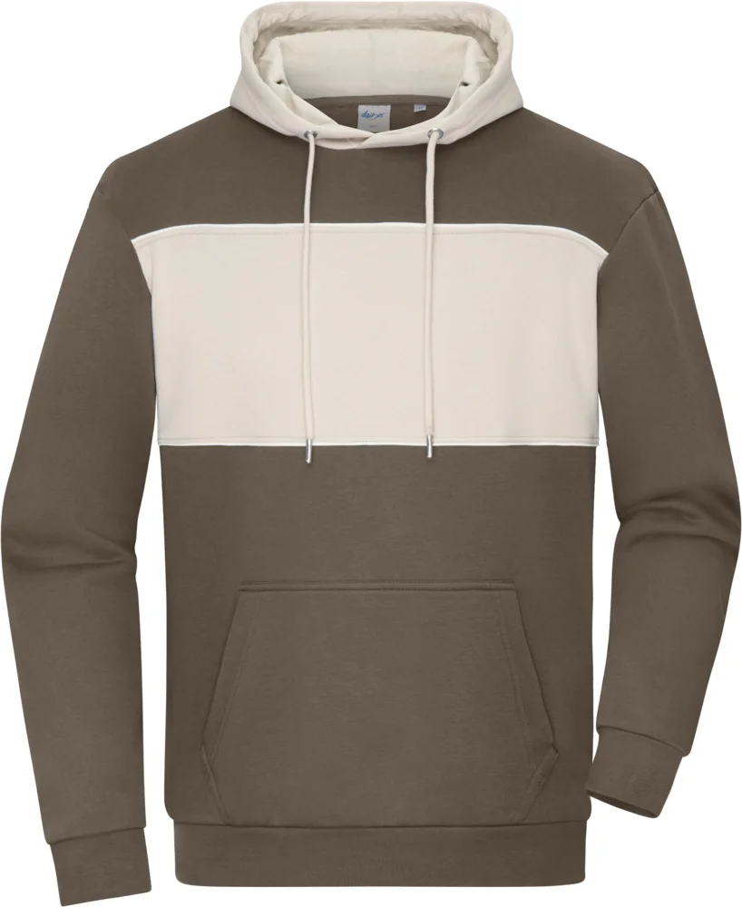 Bio Kapuzen Sweater "Colour-Block"