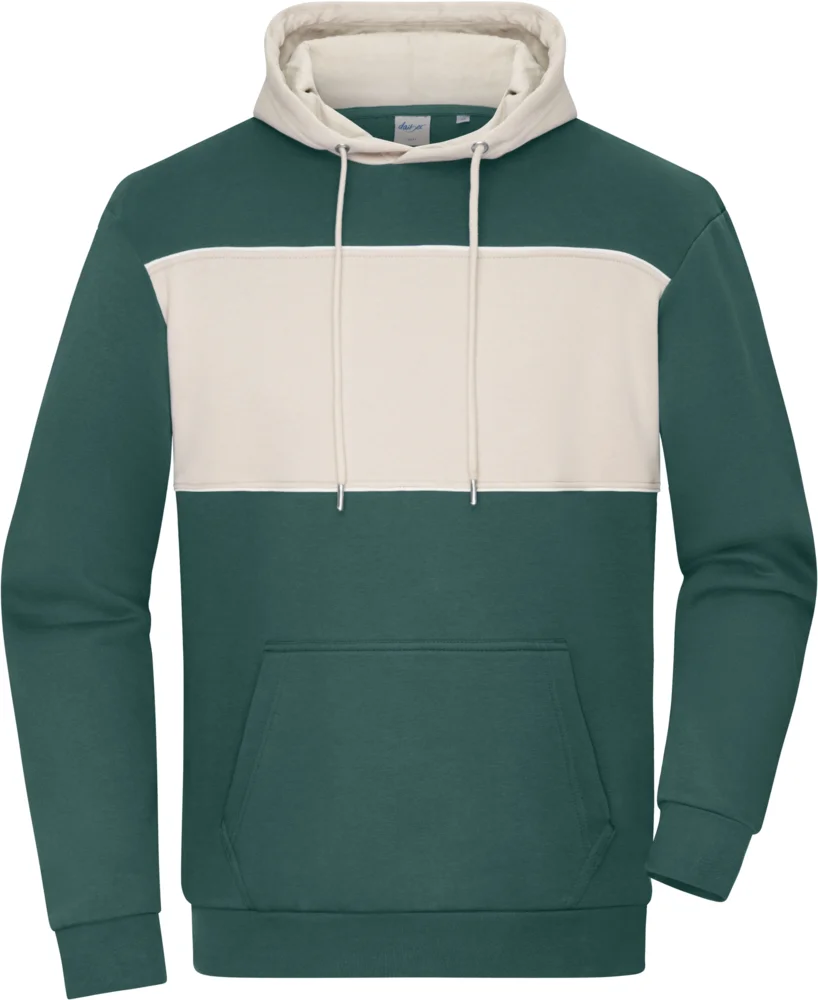 Bio Kapuzen Sweater "Colour-Block"