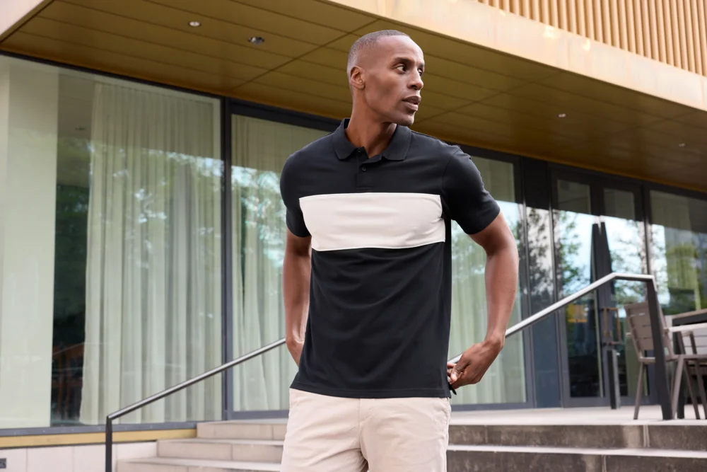 Bio Polo "Colour-Block"