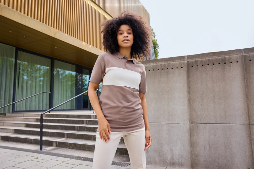 Bio Polo "Colour-Block"