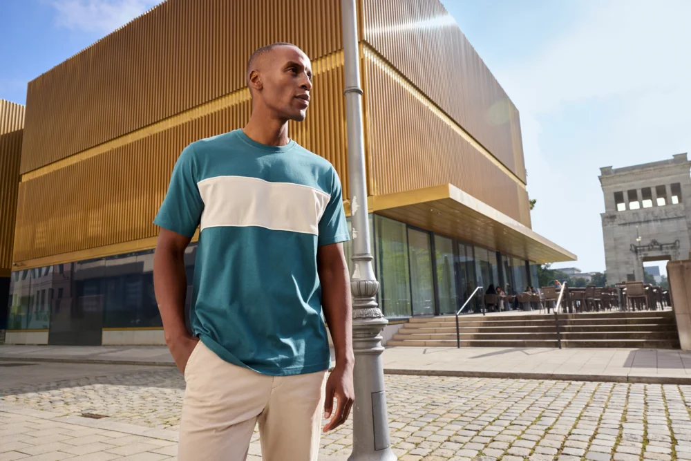 Bio T-Shirt "Colour-Block"