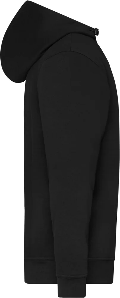 Bio Workwear Kapuzen Sweater mit "1/4" Zip