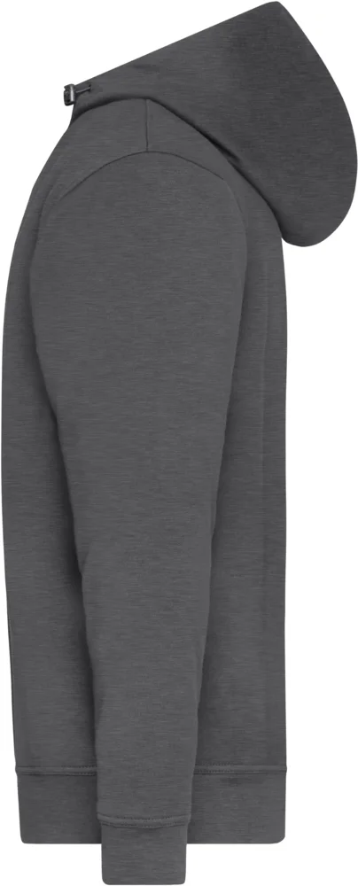 Bio Workwear Kapuzen Sweater mit "1/4" Zip