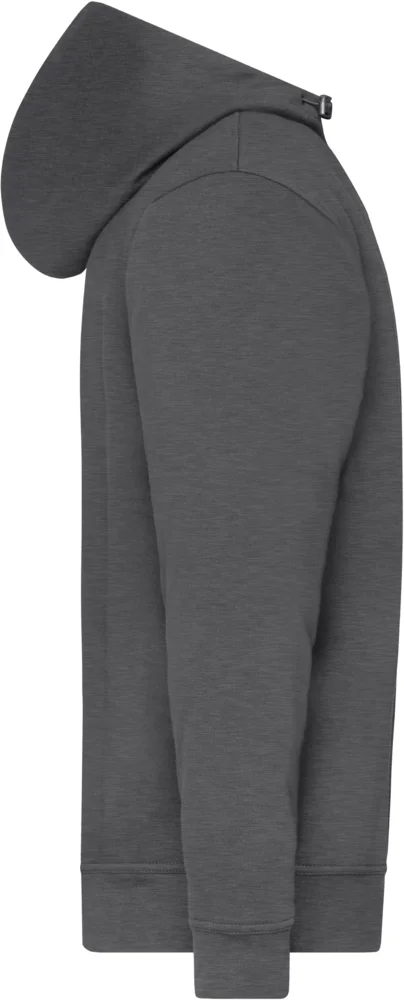 Bio Workwear Kapuzen Sweater mit "1/4" Zip