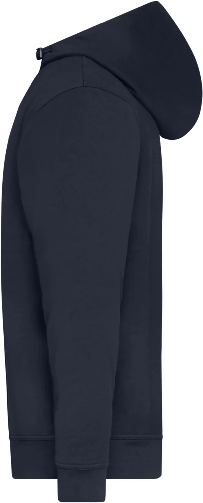 Bio Workwear Kapuzen Sweater mit "1/4" Zip