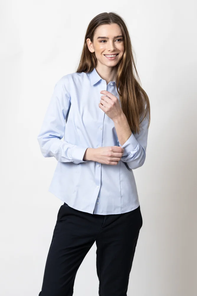 Bluse langarm bügelfrei