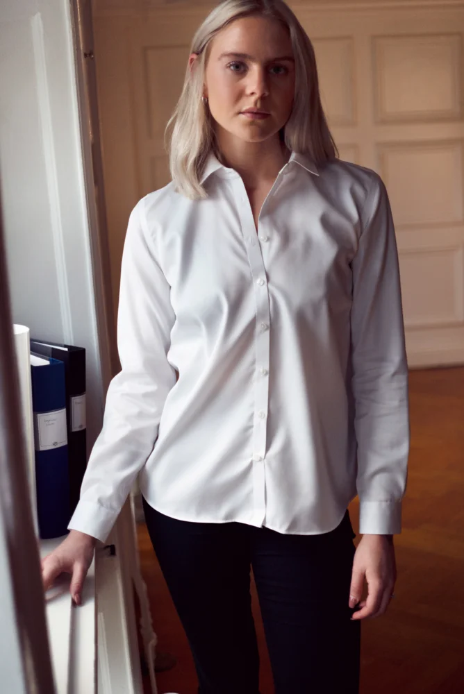 Bluse langarm bügelfrei