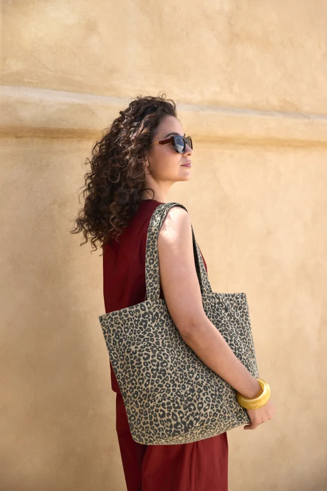 Canvas Tasche "Leopard"