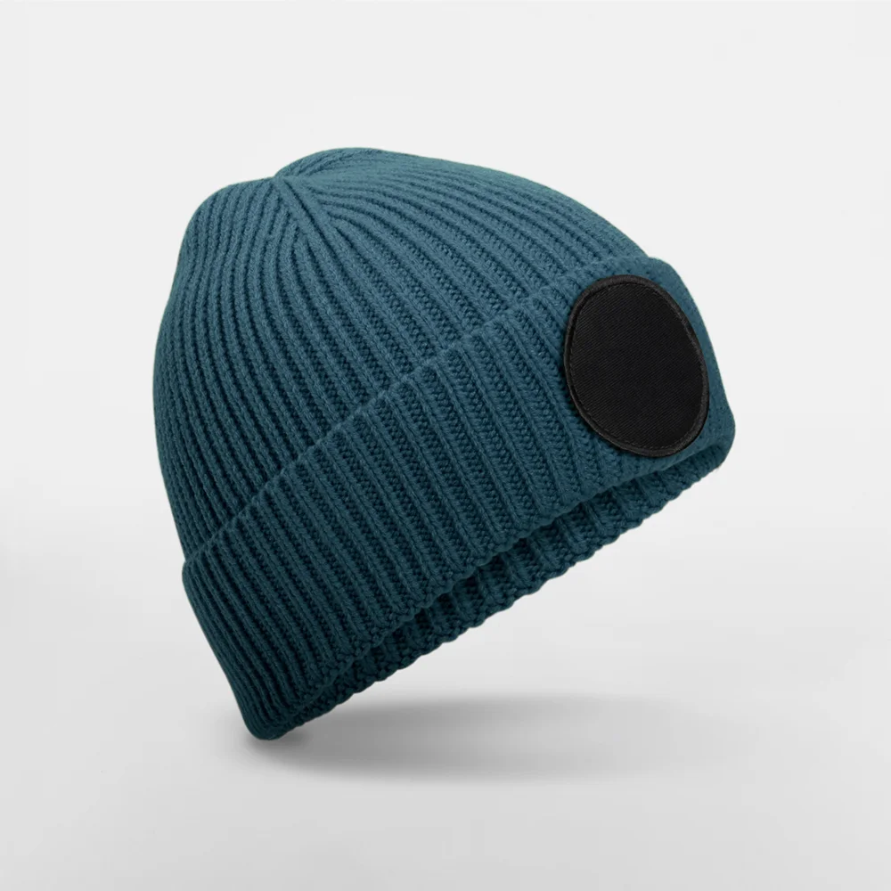 Circular Patch Beanie