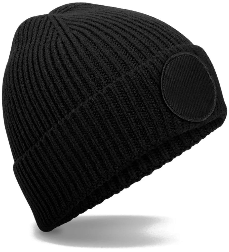 Circular Patch Beanie