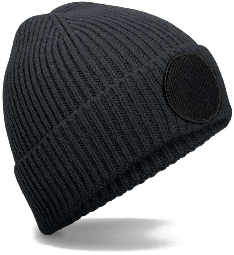 Circular Patch Beanie