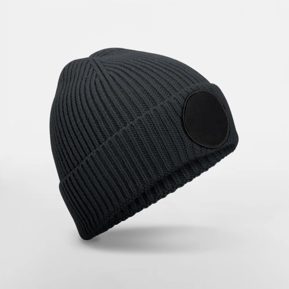 Circular Patch Beanie