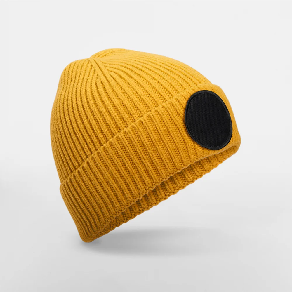 Circular Patch Beanie
