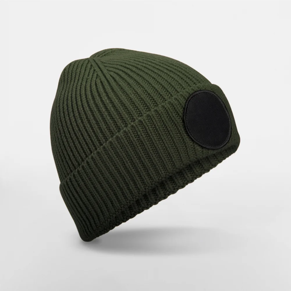 Circular Patch Beanie