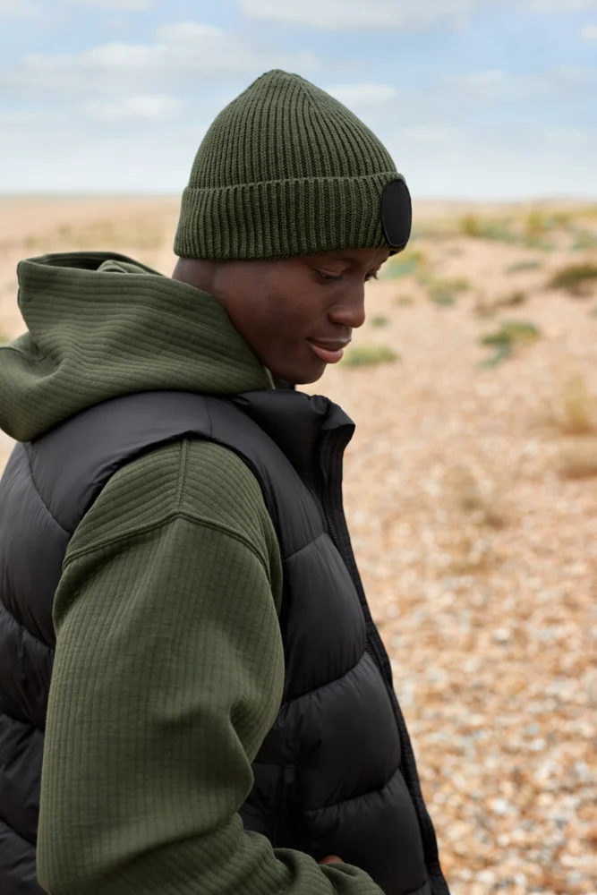 Circular Patch Beanie