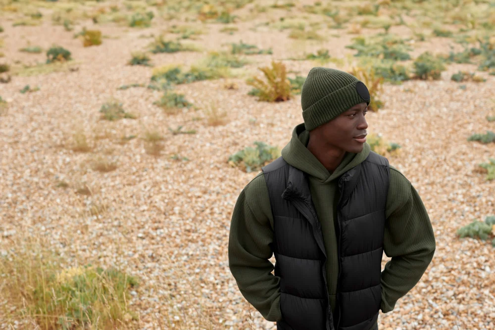 Circular Patch Beanie