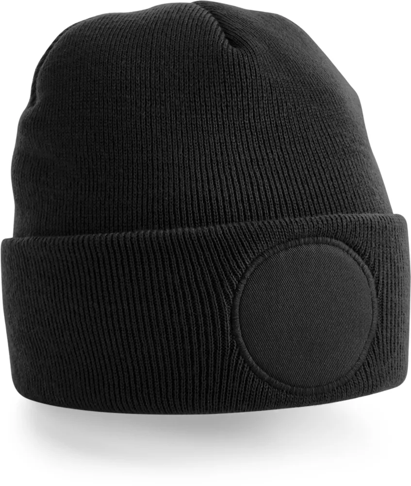Circular Patch Beanie