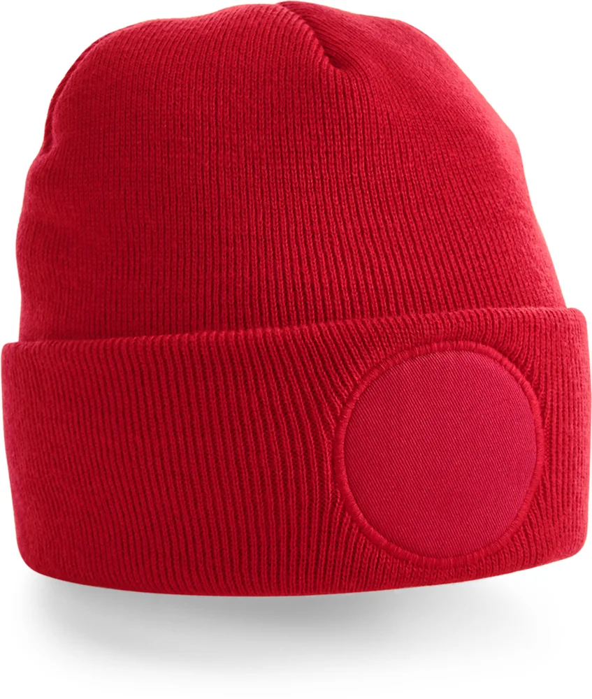 Circular Patch Beanie
