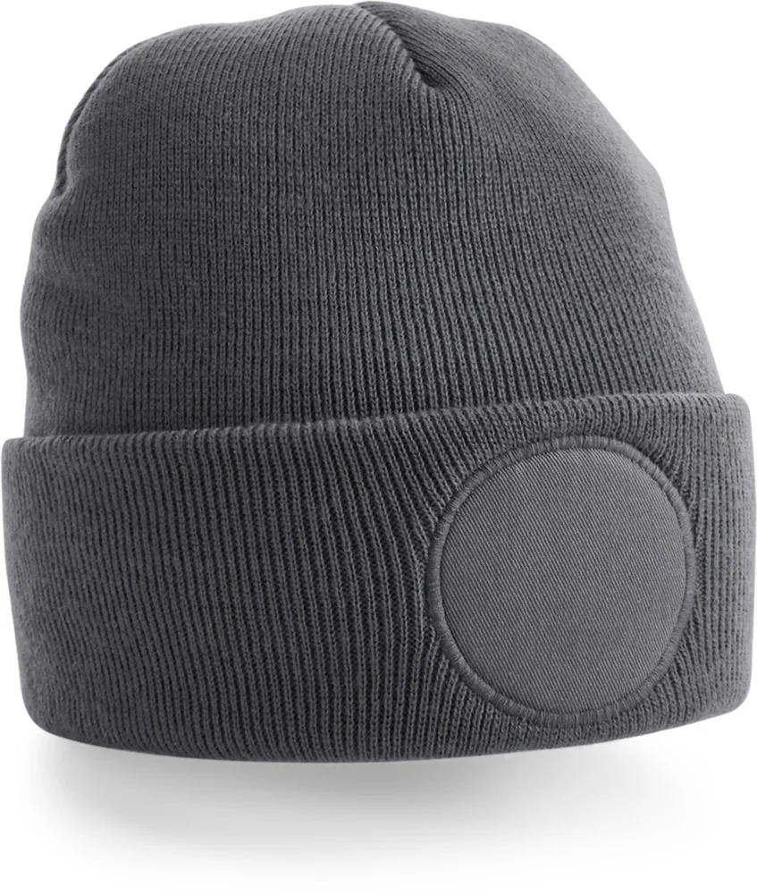 Circular Patch Beanie