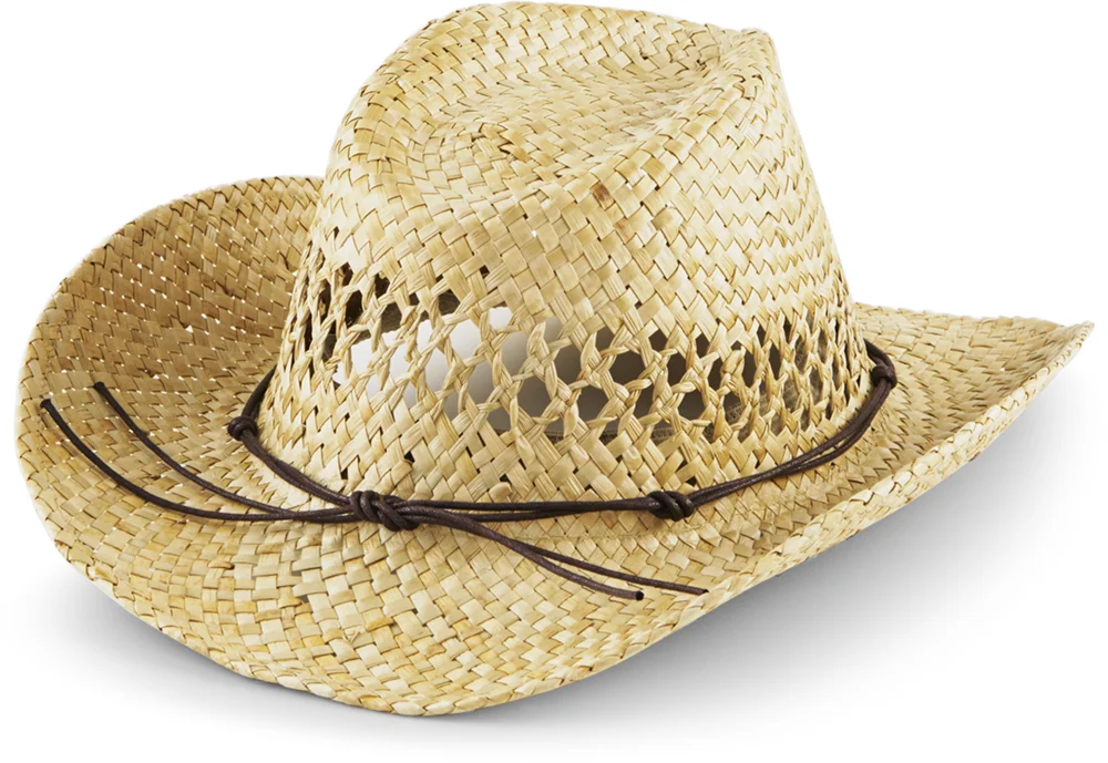 Cowboyhut in Flecht-Optik
