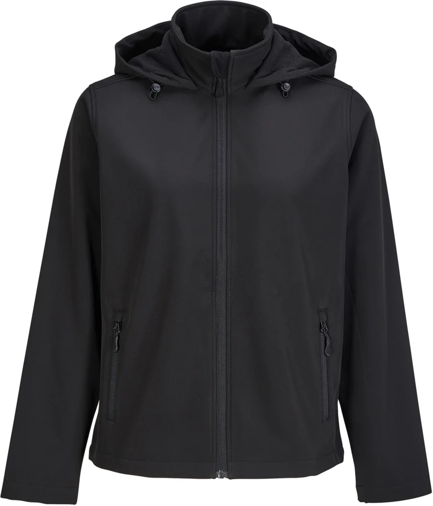 Damen 2-Lagen Kapuzen Softshell Jacke