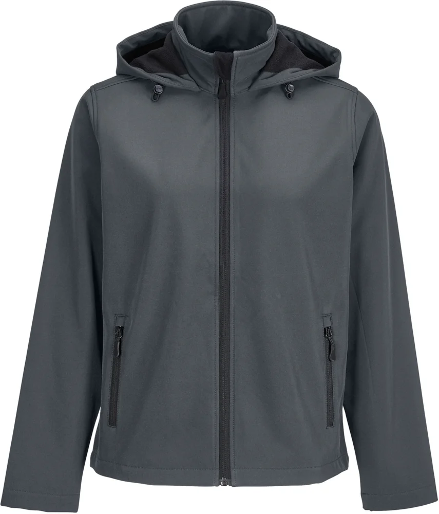 Damen 2-Lagen Kapuzen Softshell Jacke