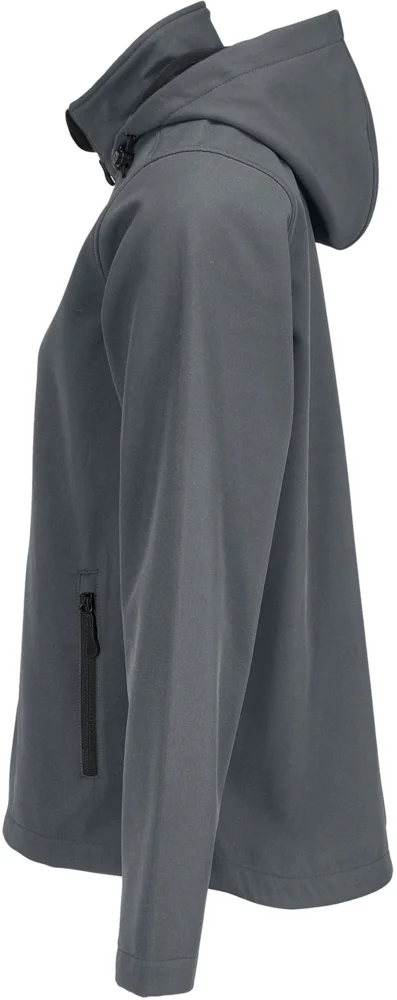 Damen 2-Lagen Kapuzen Softshell Jacke