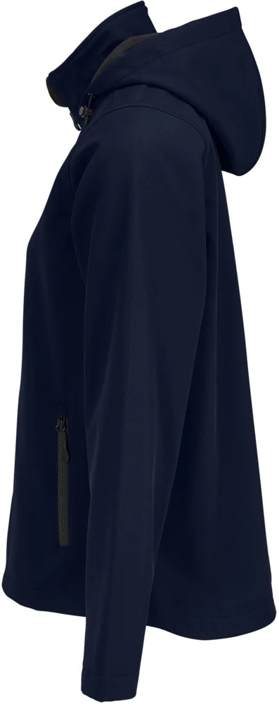 Damen 2-Lagen Kapuzen Softshell Jacke