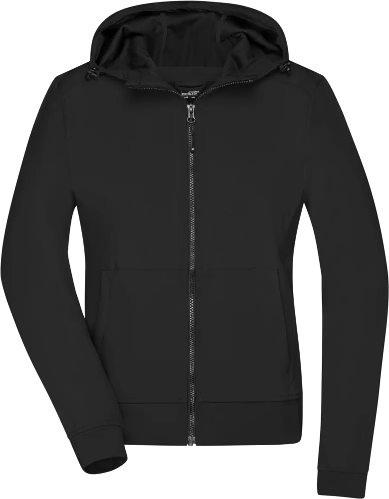 Damen 2-Lagen Kapuzen Softshell Jacke