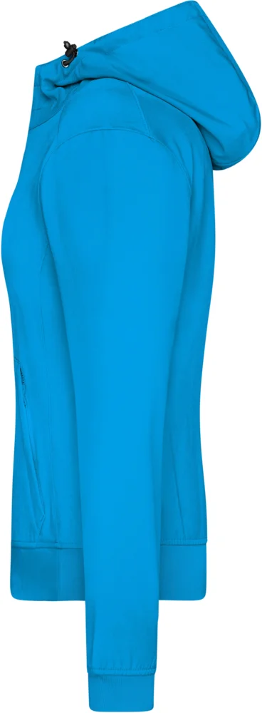 Damen 2-Lagen Kapuzen Softshell Jacke