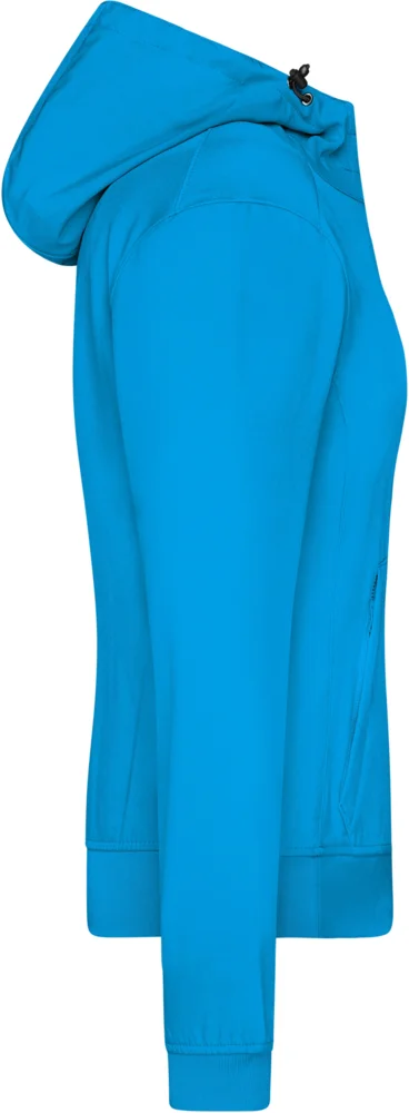 Damen 2-Lagen Kapuzen Softshell Jacke