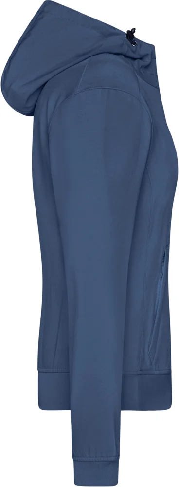 Damen 2-Lagen Kapuzen Softshell Jacke