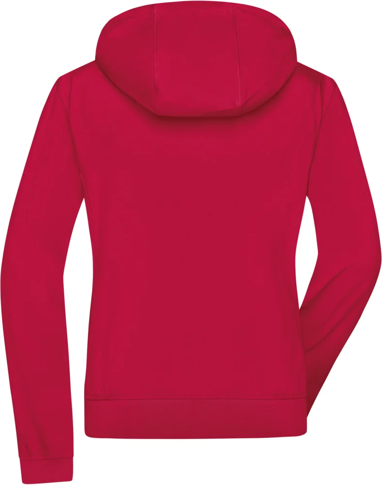 Damen 2-Lagen Kapuzen Softshell Jacke