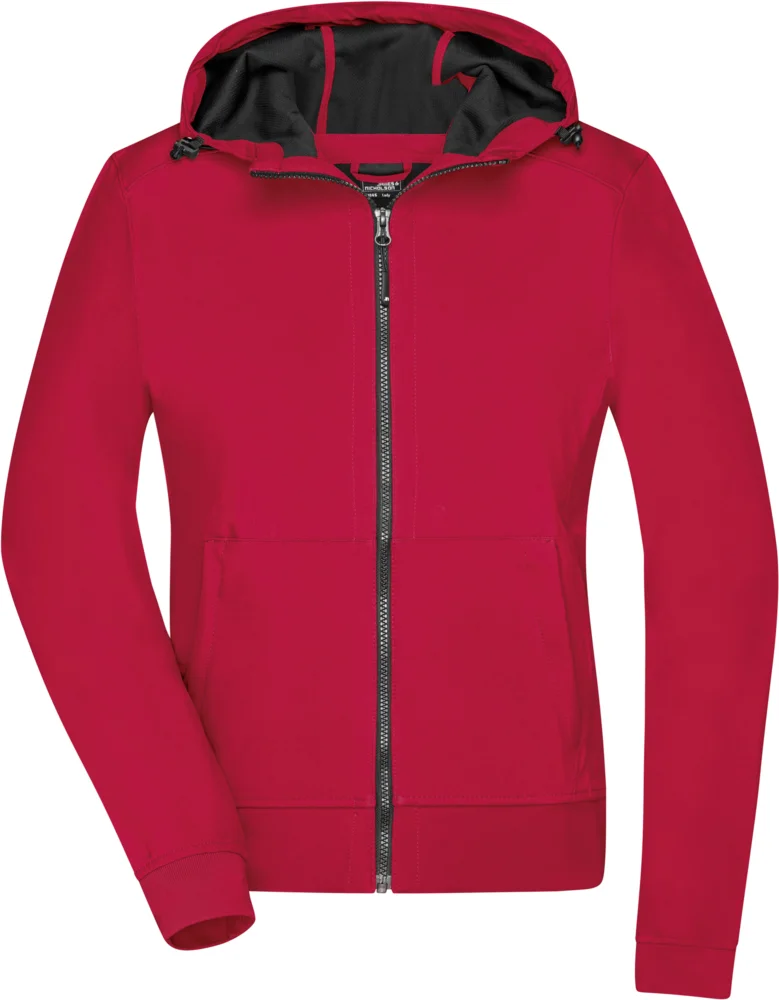 Damen 2-Lagen Kapuzen Softshell Jacke
