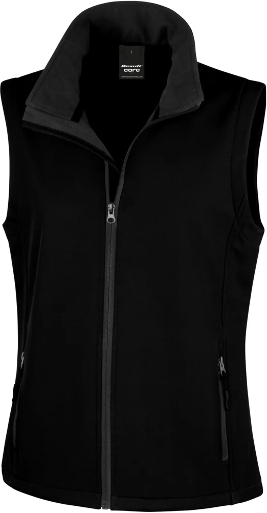 Damen 2-Lagen Softshell Gilet "Printable"