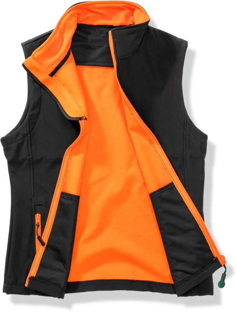 Damen 2-Lagen Softshell Gilet "Printable"