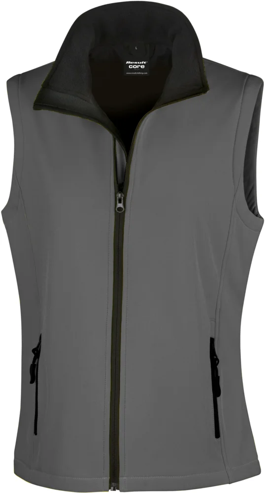 Damen 2-Lagen Softshell Gilet "Printable"